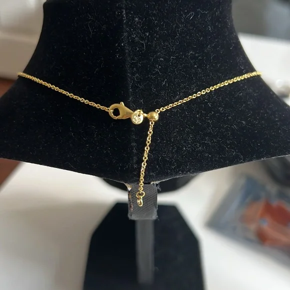 Pandora Collier Gold and Cubic Zirconia Infinity Necklace New - Picture 7 of 8